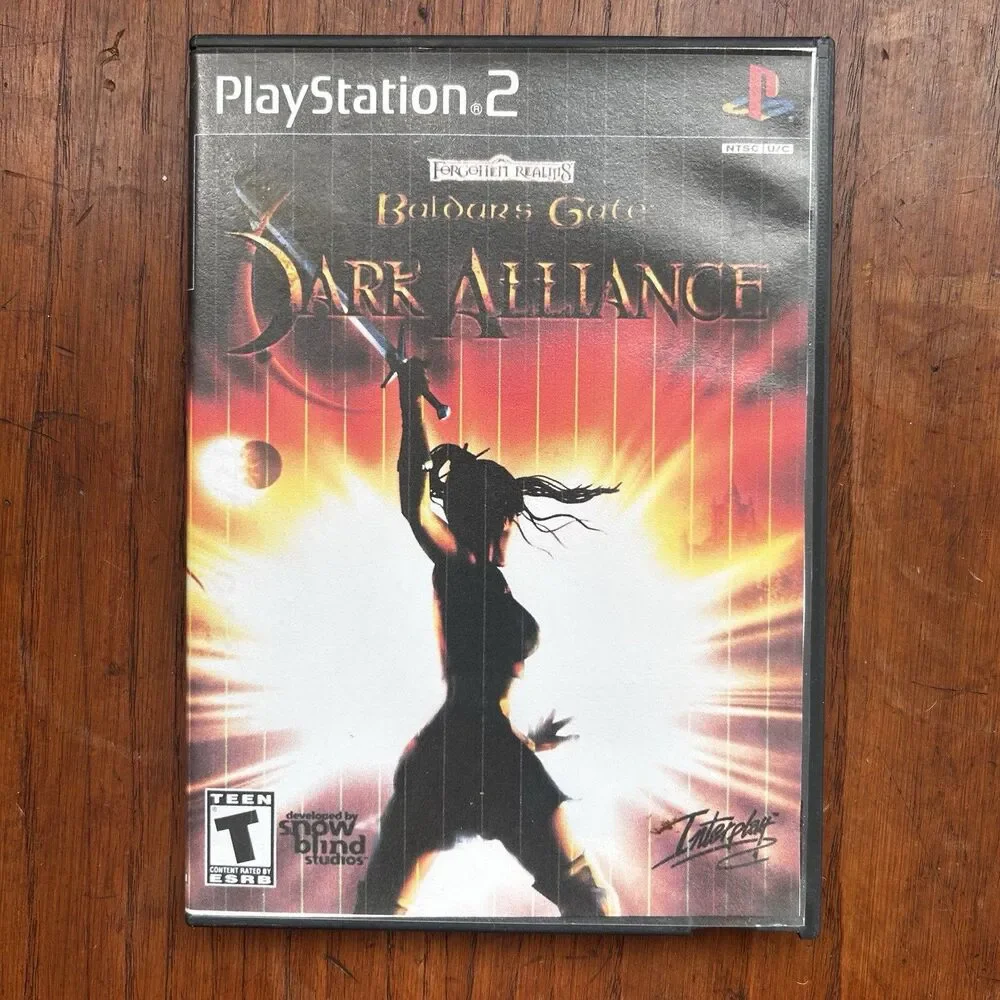 Sony Playstation 2 PS2 Baldurs Gate Dark Alliance CIB Cleaned Tested